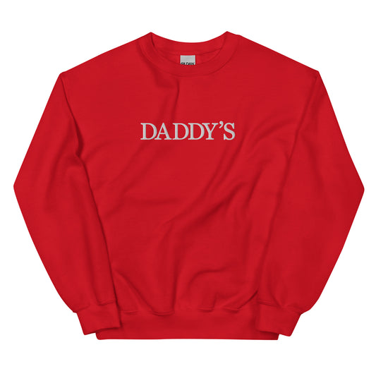 Daddy's Embroidered Sweatshirt