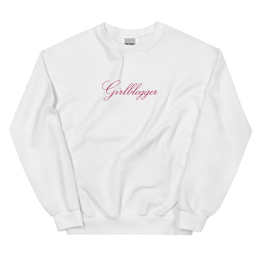 Girlblogger Embroidered Sweatshirt