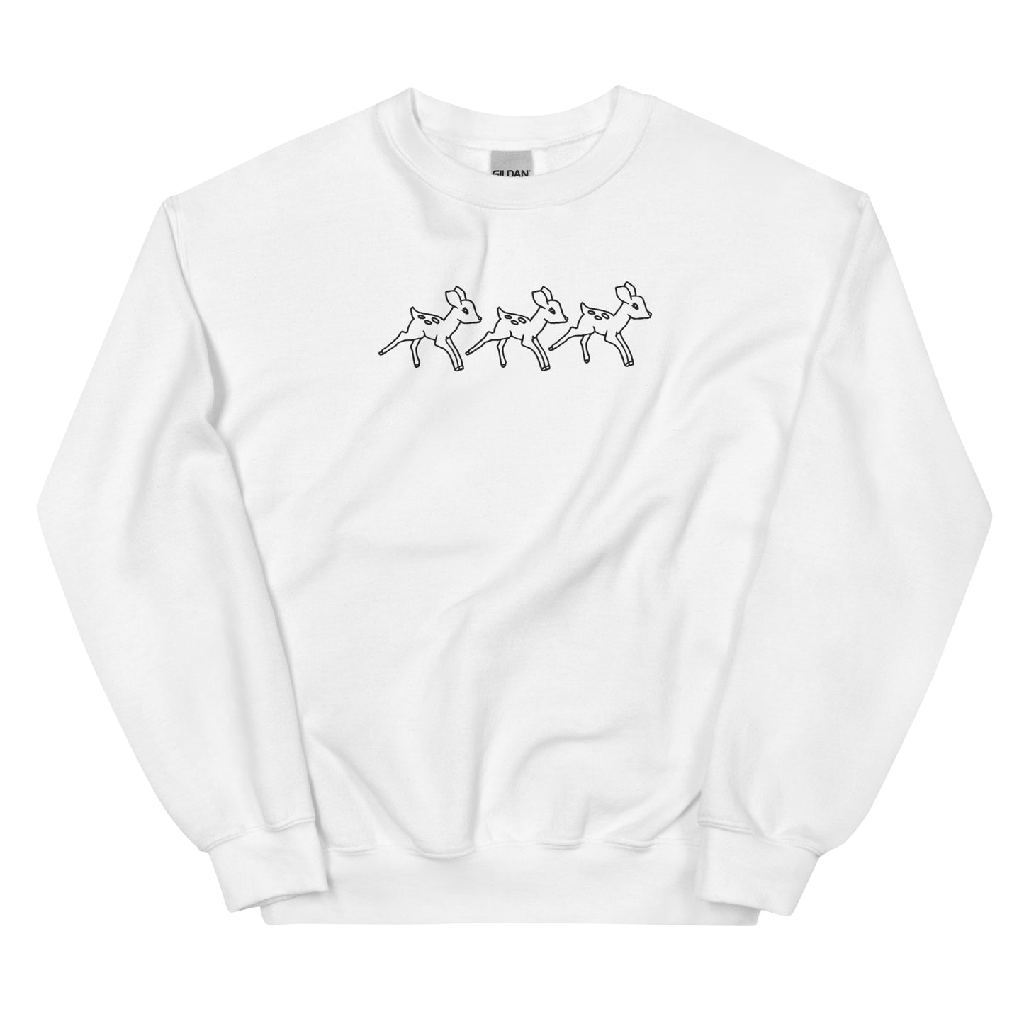 Three Fawns Embroidered Sweatshirt