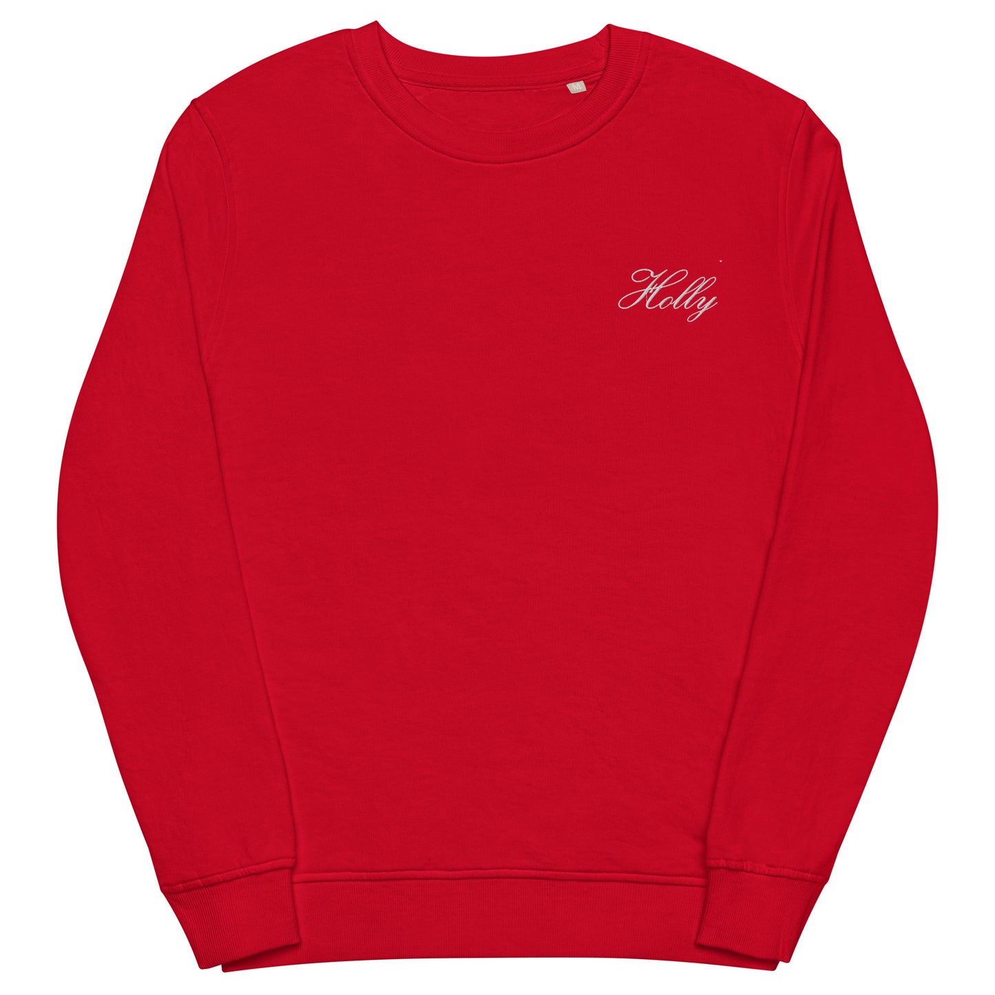 Holly Embroidered Eco-Friendly Sweatshirt