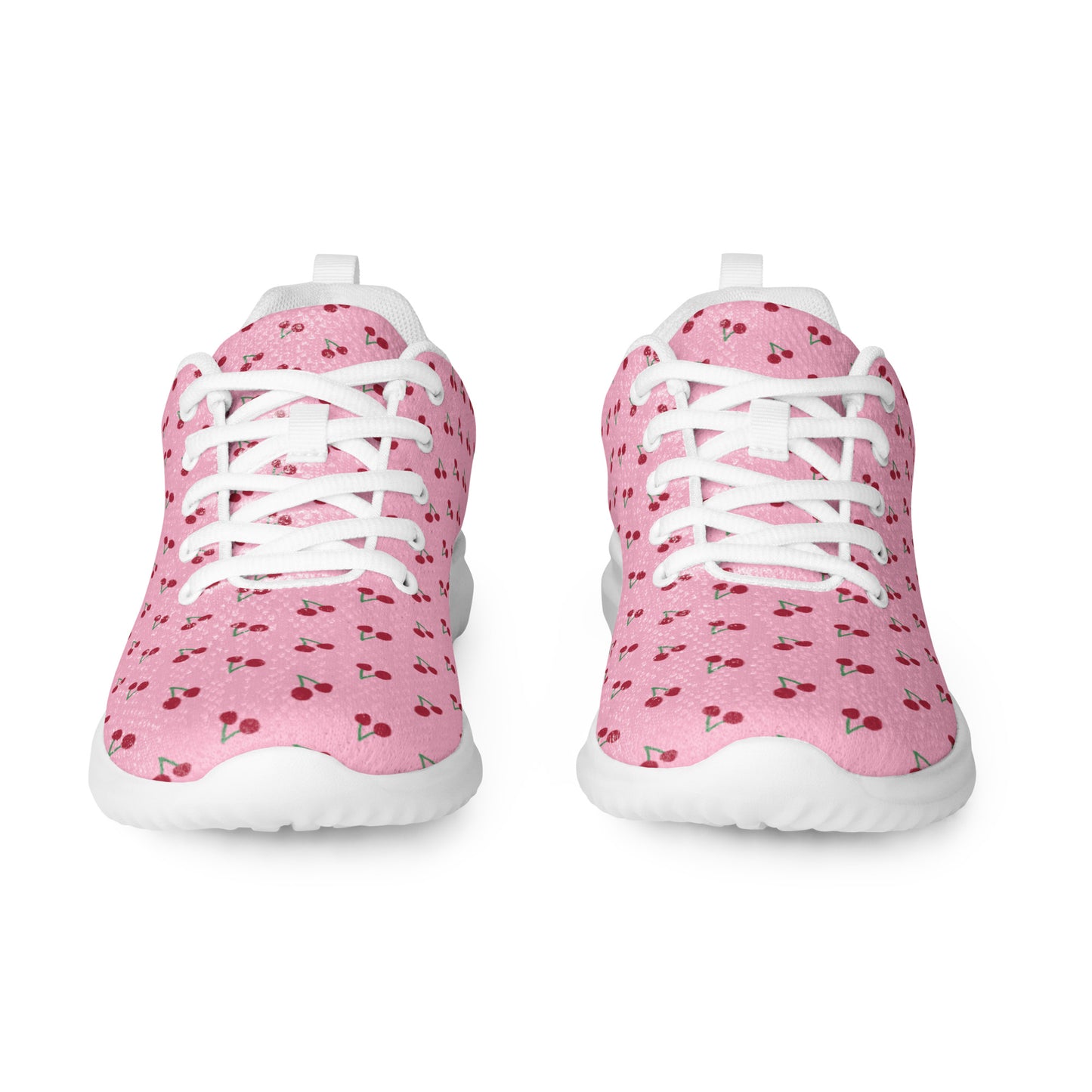 Pink Cherry Print Sneakers