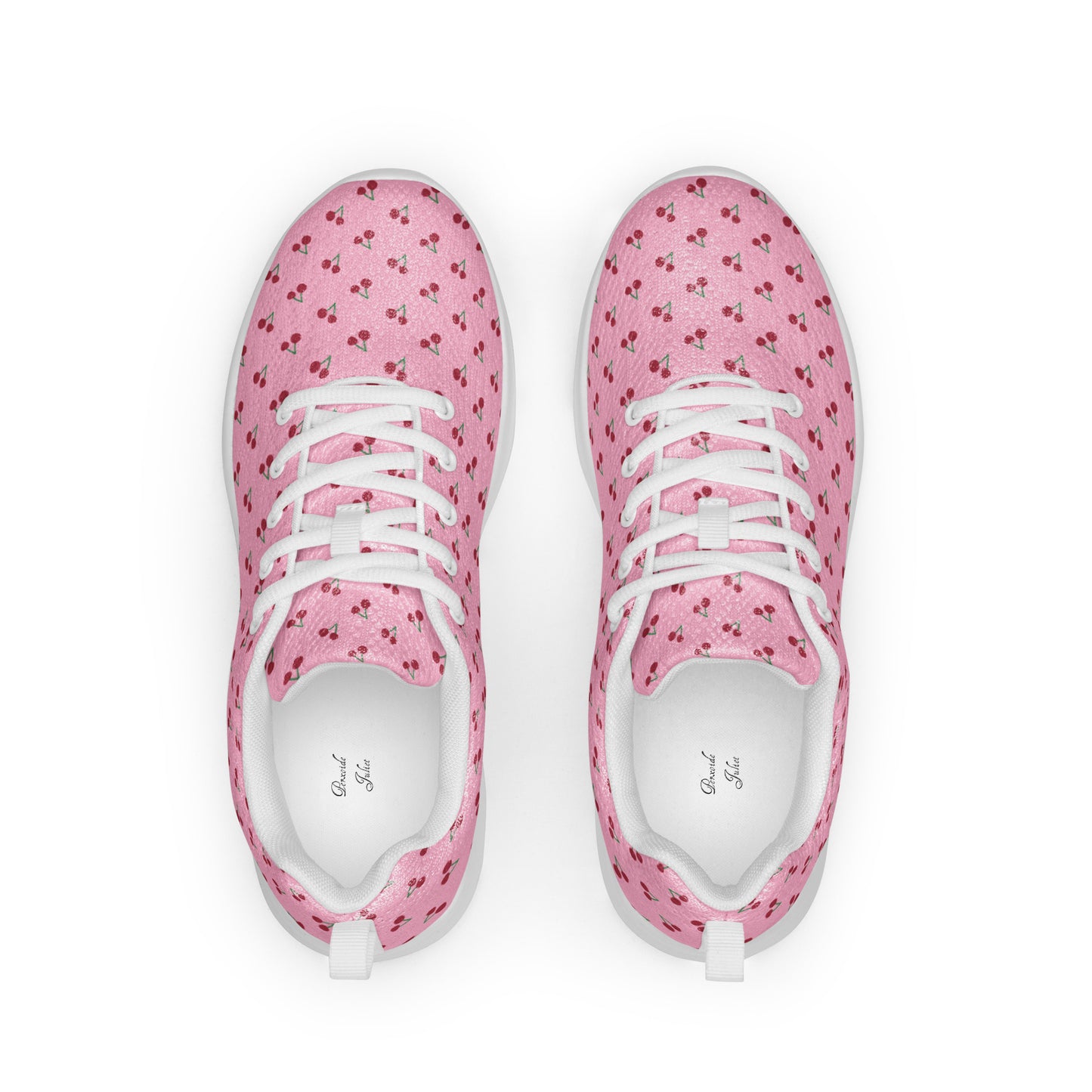 Pink Cherry Print Sneakers