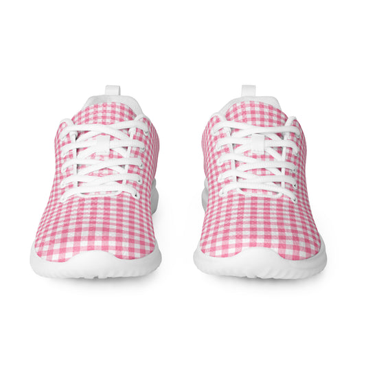 Pink Gingham Sneakers