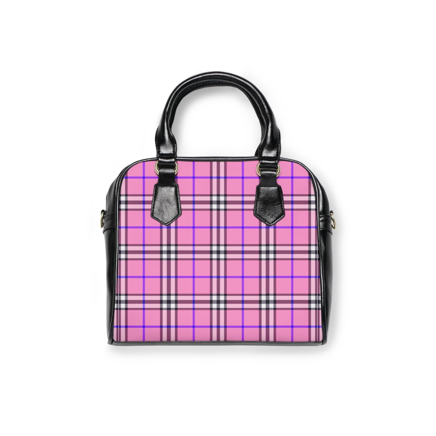 Pink Plaid Handbag