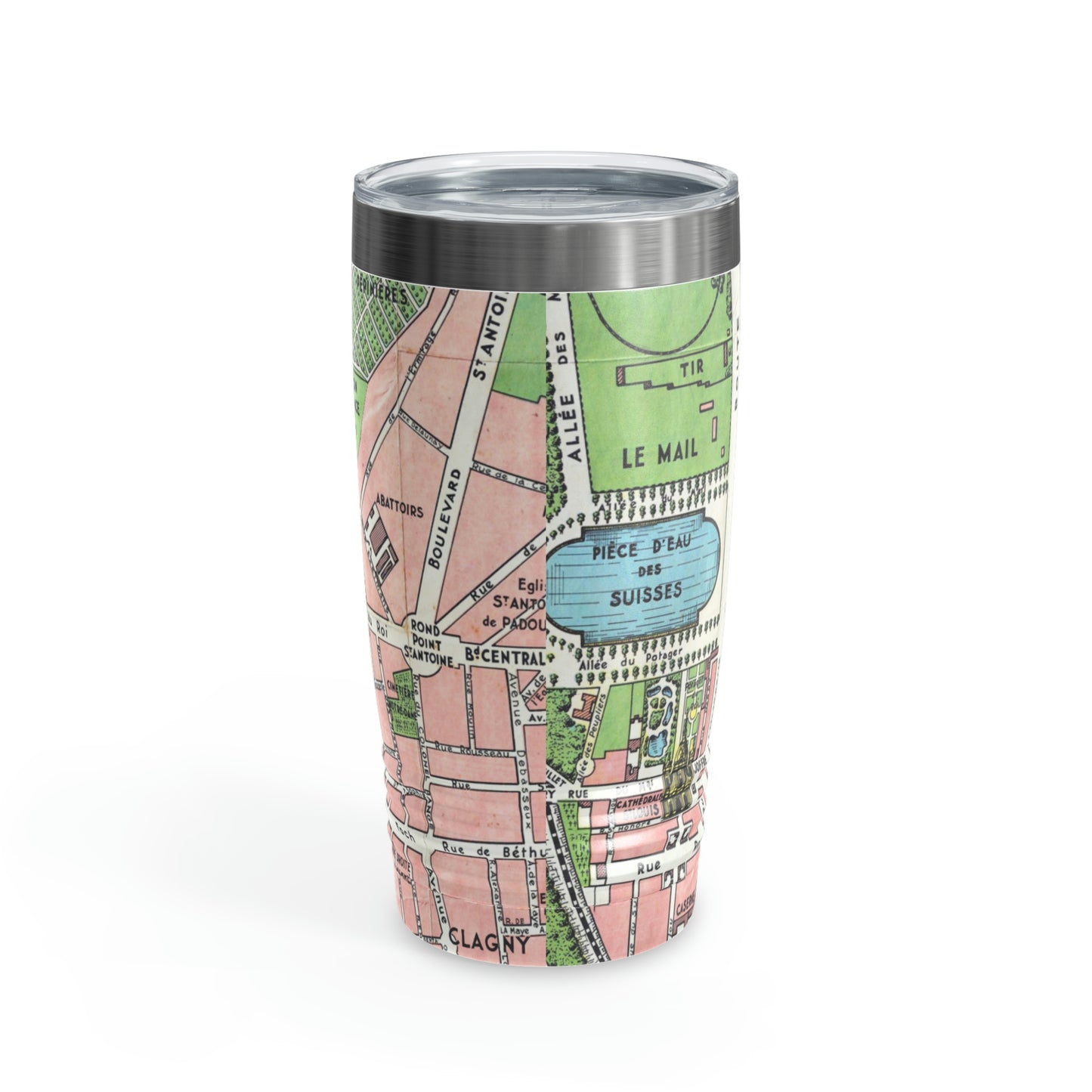 Versailles Gardens Map Polar Camel Tumbler