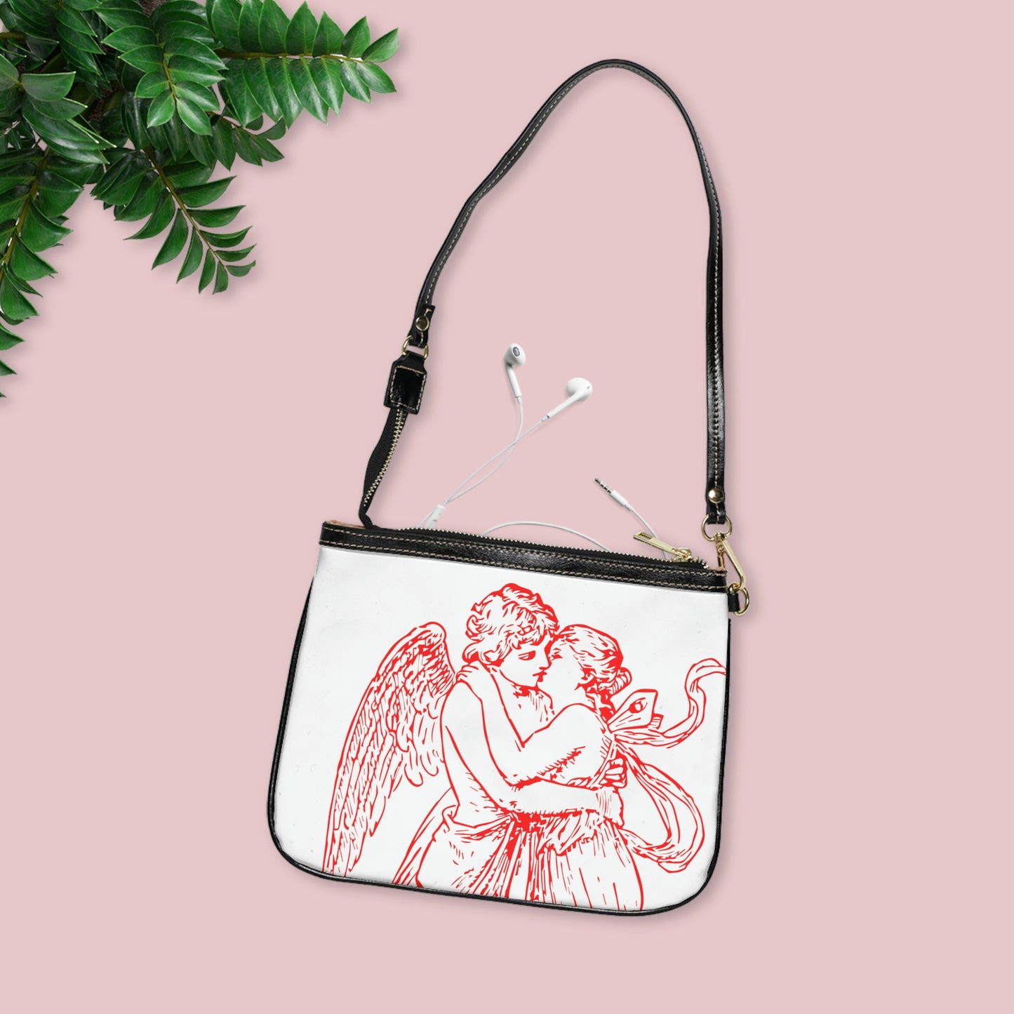 Red Cupid and Psyche Shoulder Bag