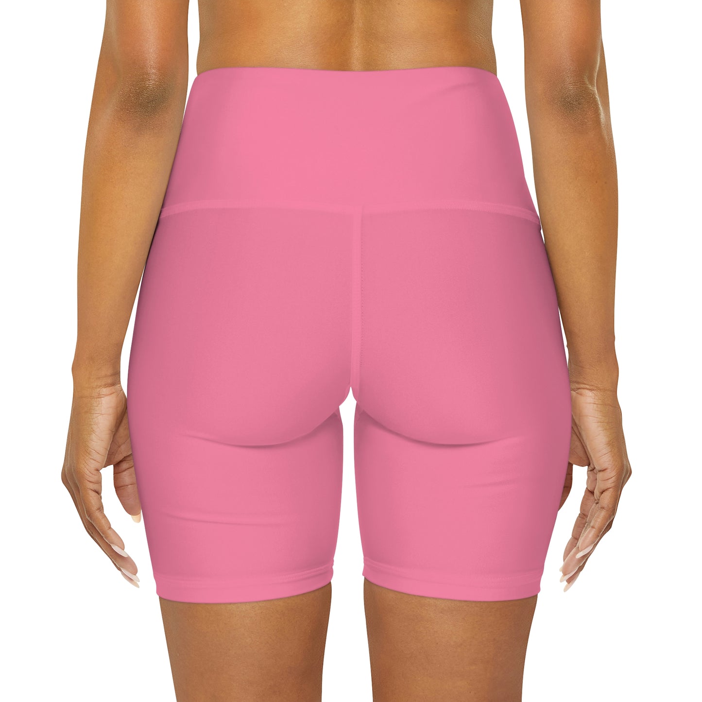 Rose High Waisted Yoga Shorts