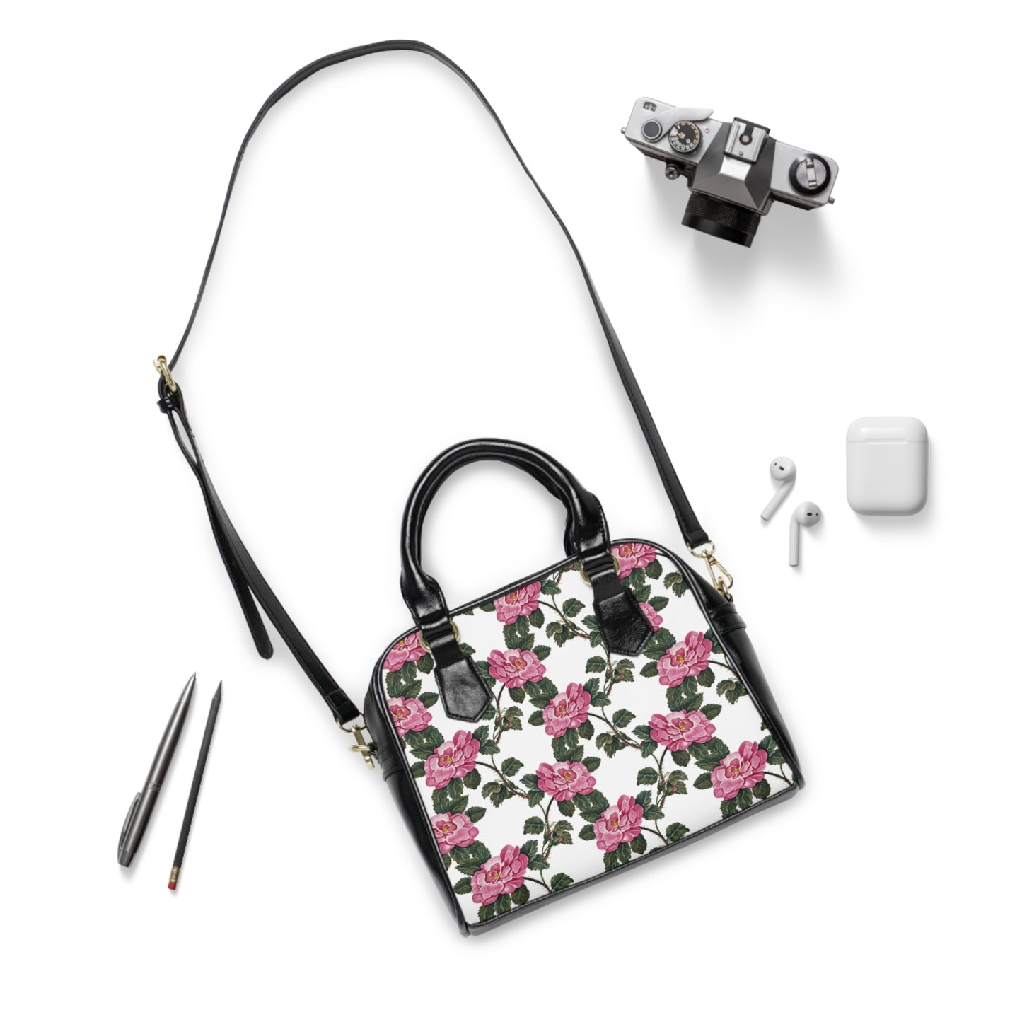 Pink Roses Handbag