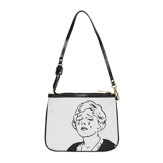 Crying Girl Shoulder Bag