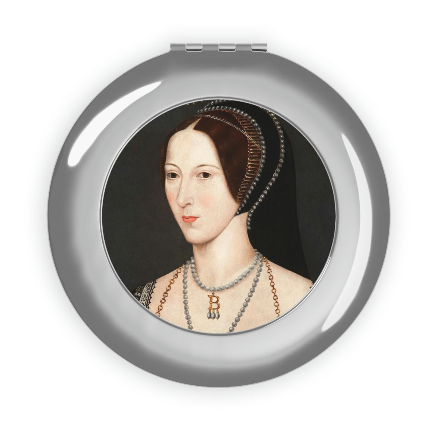 Anne Boleyn Compact Travel Mirror