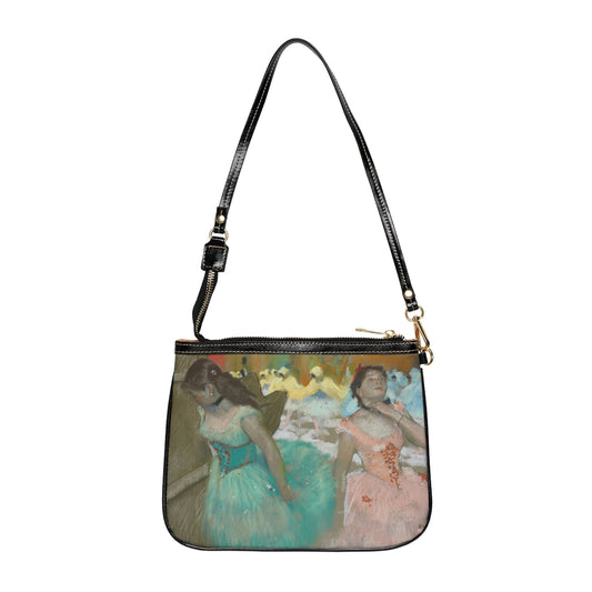 Teal and Pink Ballerinas Shoulder Bag