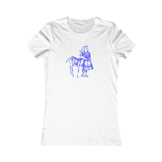 Blue Alice and Fawn Tee
