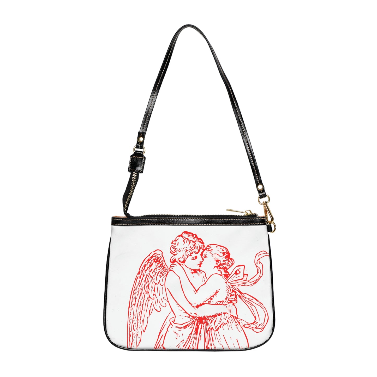 Red Cupid and Psyche Shoulder Bag