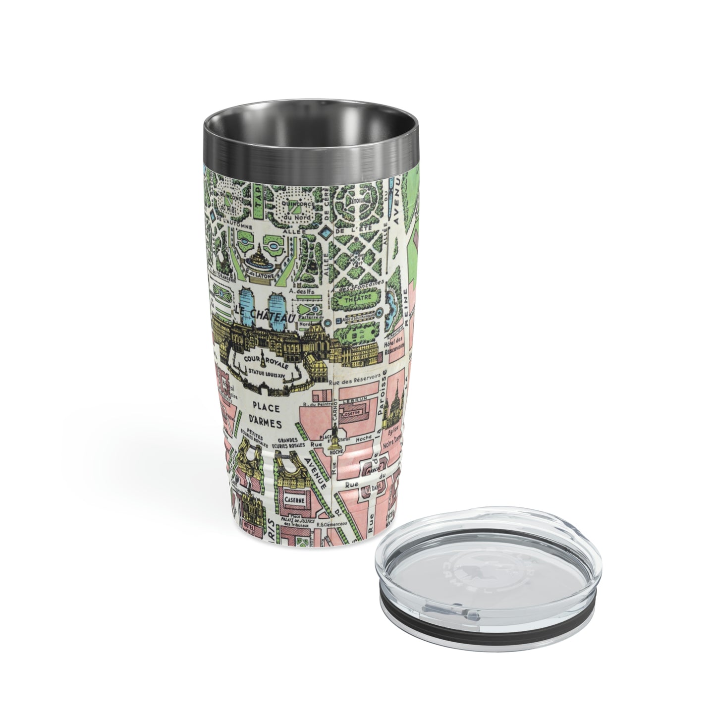 Versailles Gardens Map Polar Camel Tumbler