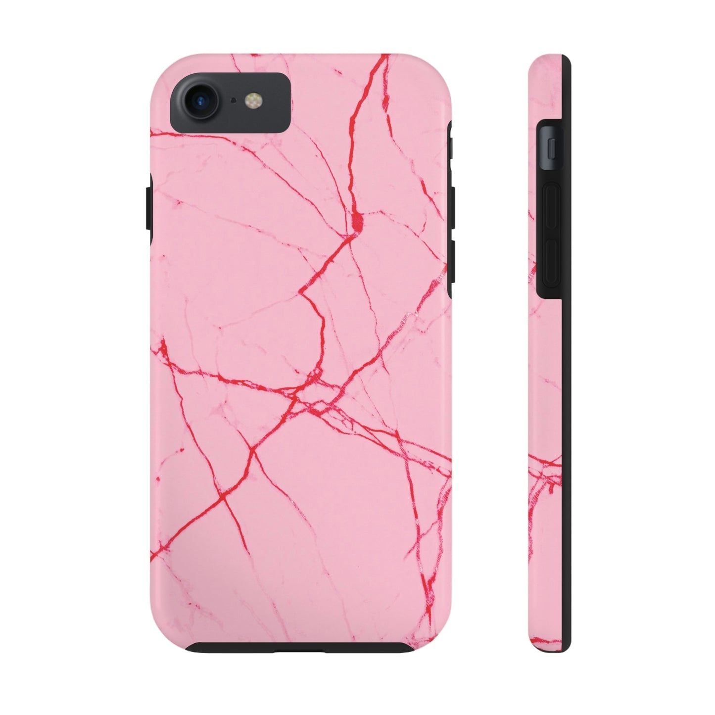 Pink Marble Tough Phone Case