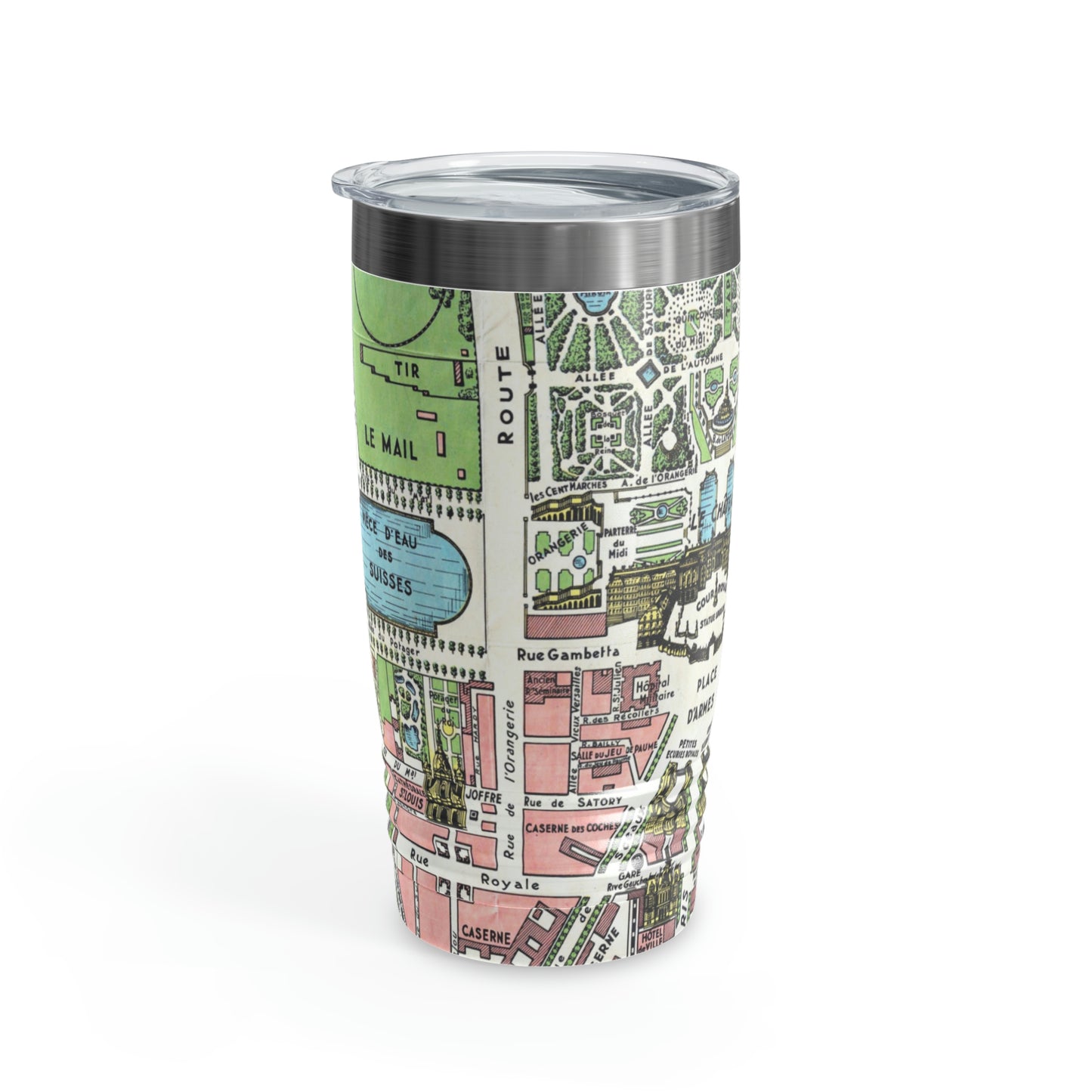 Versailles Gardens Map Polar Camel Tumbler