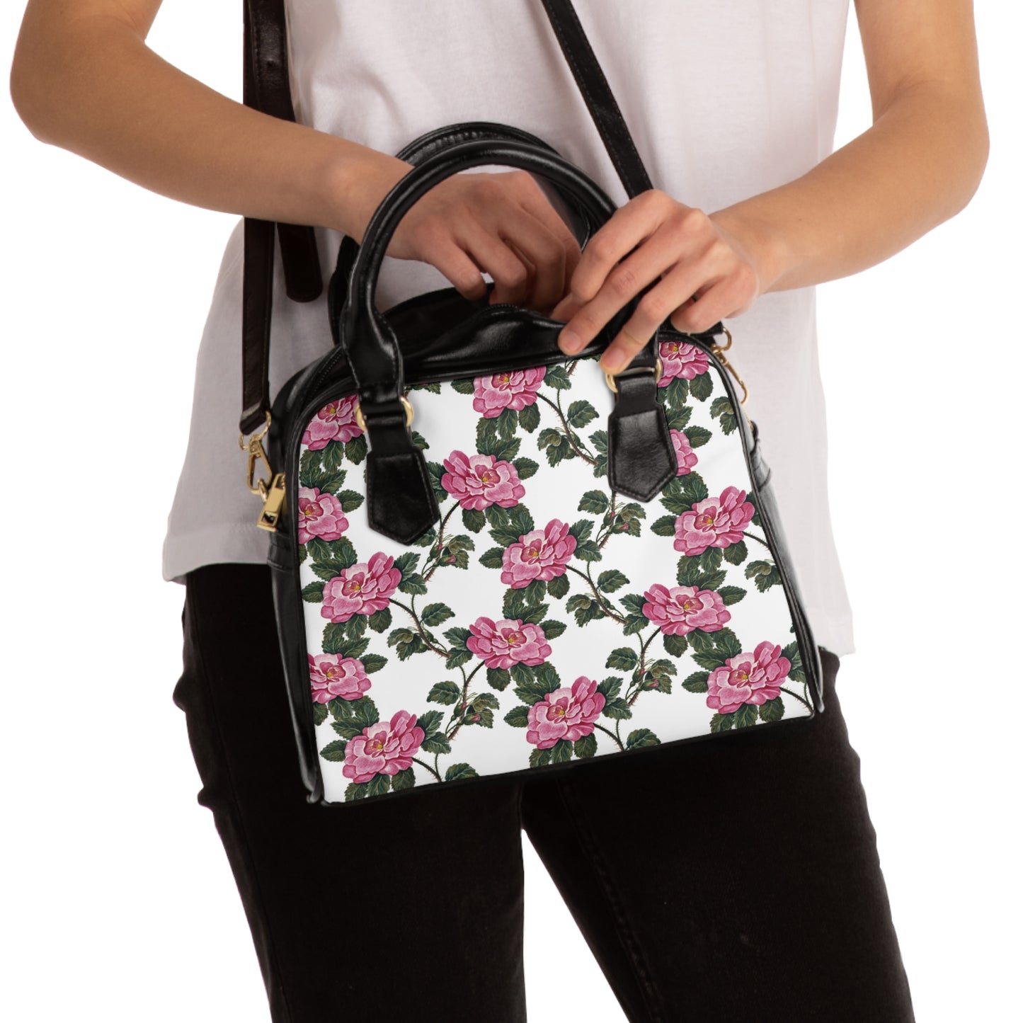 Pink Roses Handbag