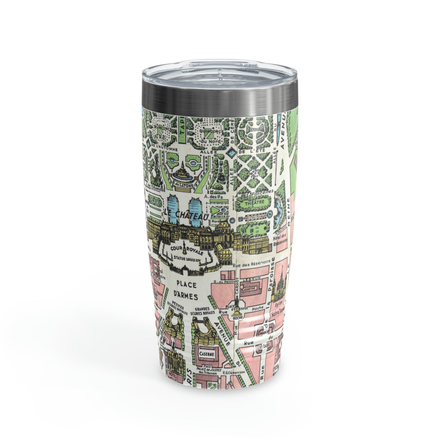 Versailles Gardens Map Polar Camel Tumbler