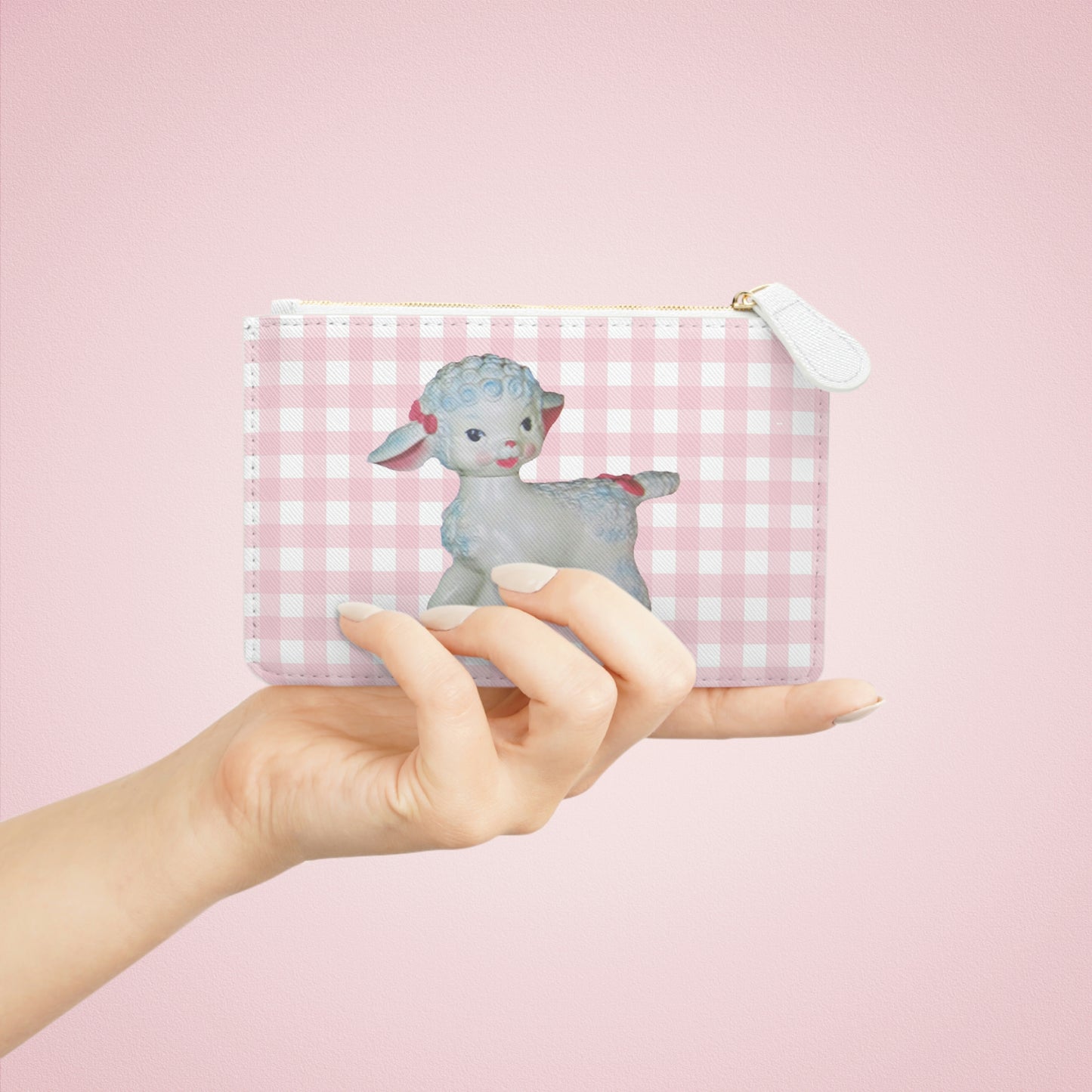 Plastic Lamb Mini Clutch Bag