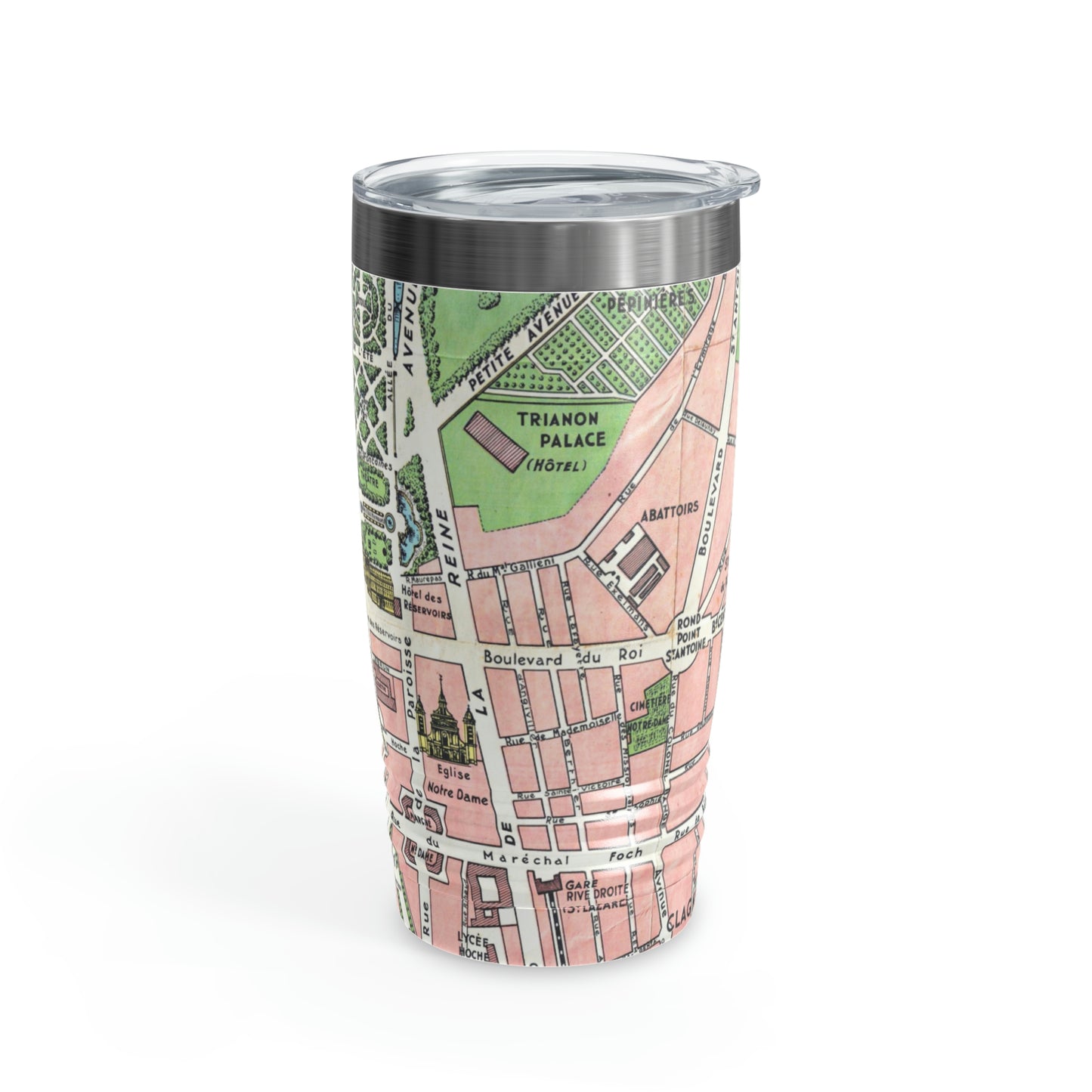 Versailles Gardens Map Polar Camel Tumbler