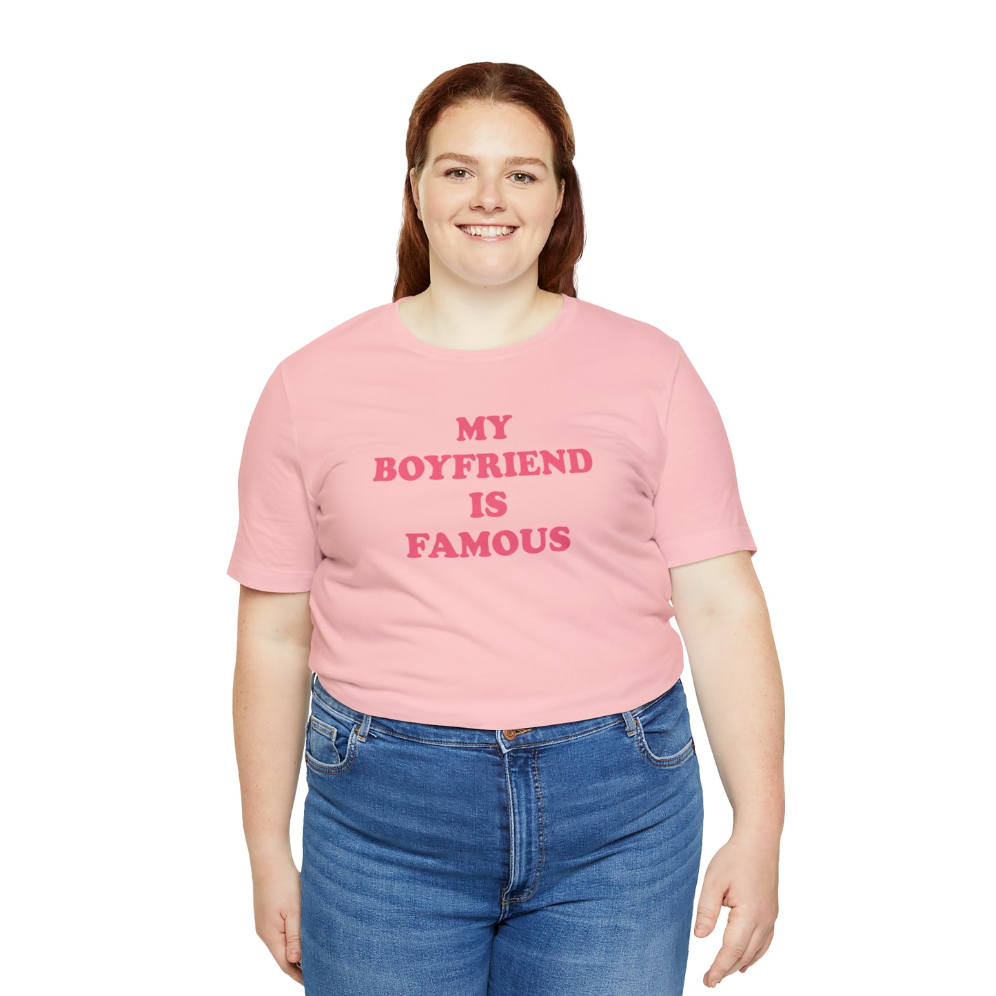 My Boyfriend Is Famous Plus Size Tee