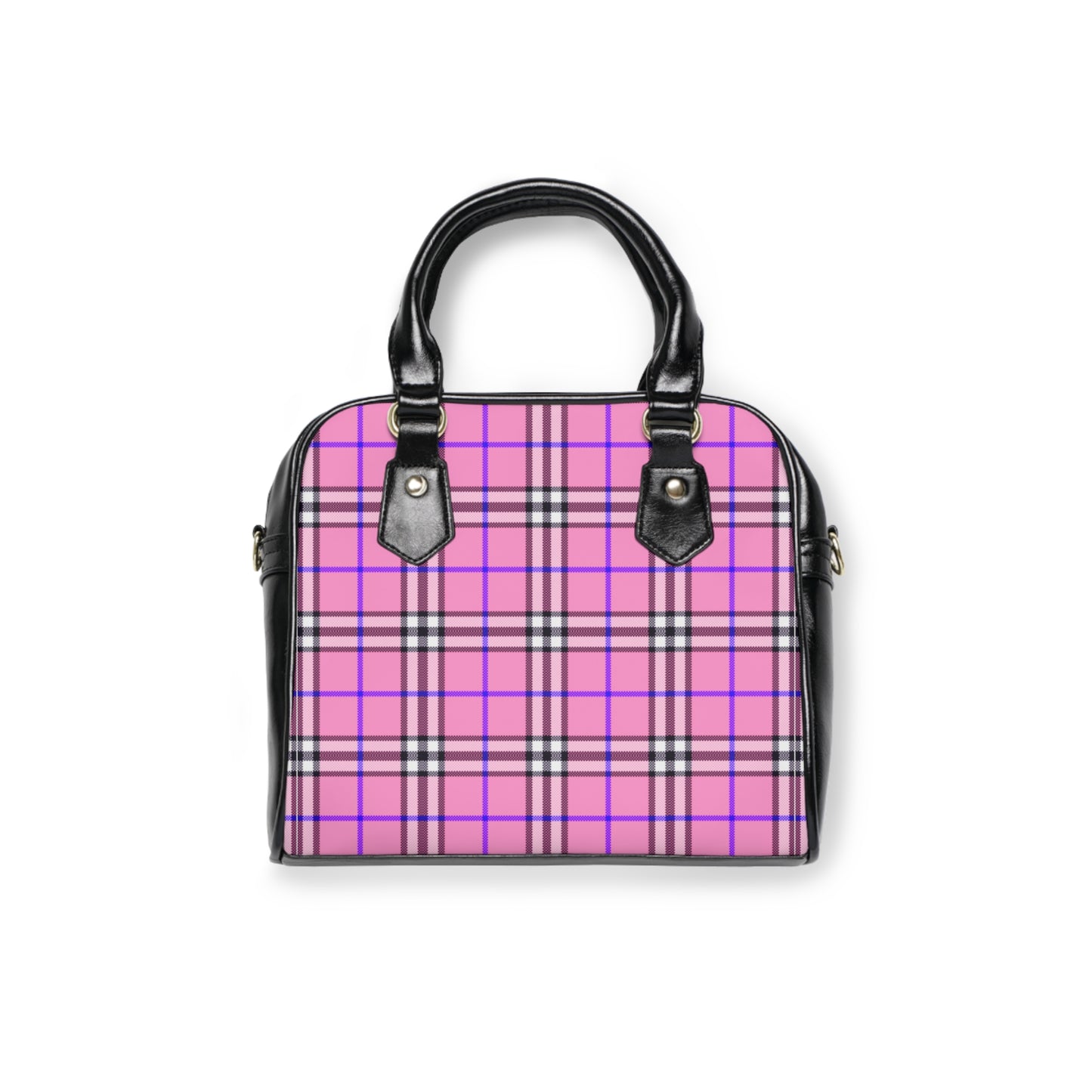 Pink Plaid Handbag